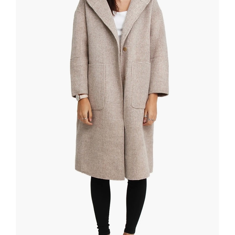 Belle and Bloom Walk This Way Wool Blend Coat